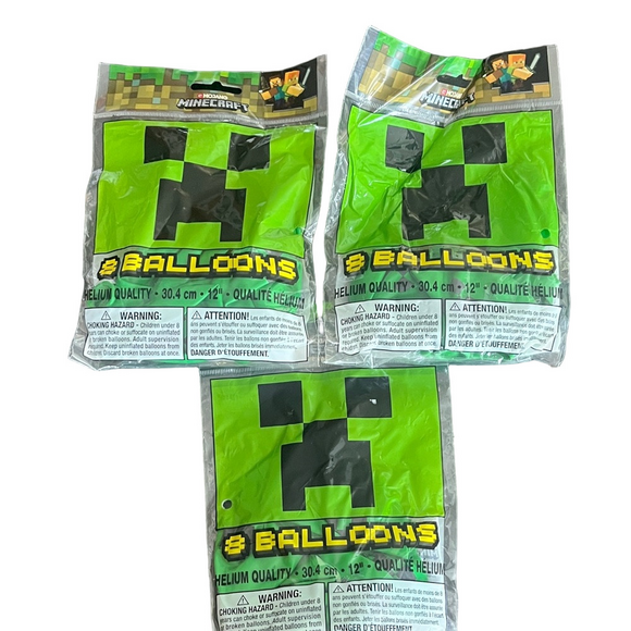 Minecraft Other - ♥️24 12” Minecraft Creeper Balloons